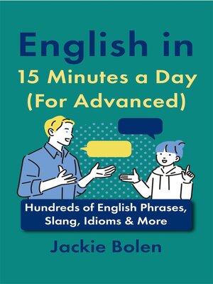 cover image of English in 15 Minutes a Day (For Advanced)